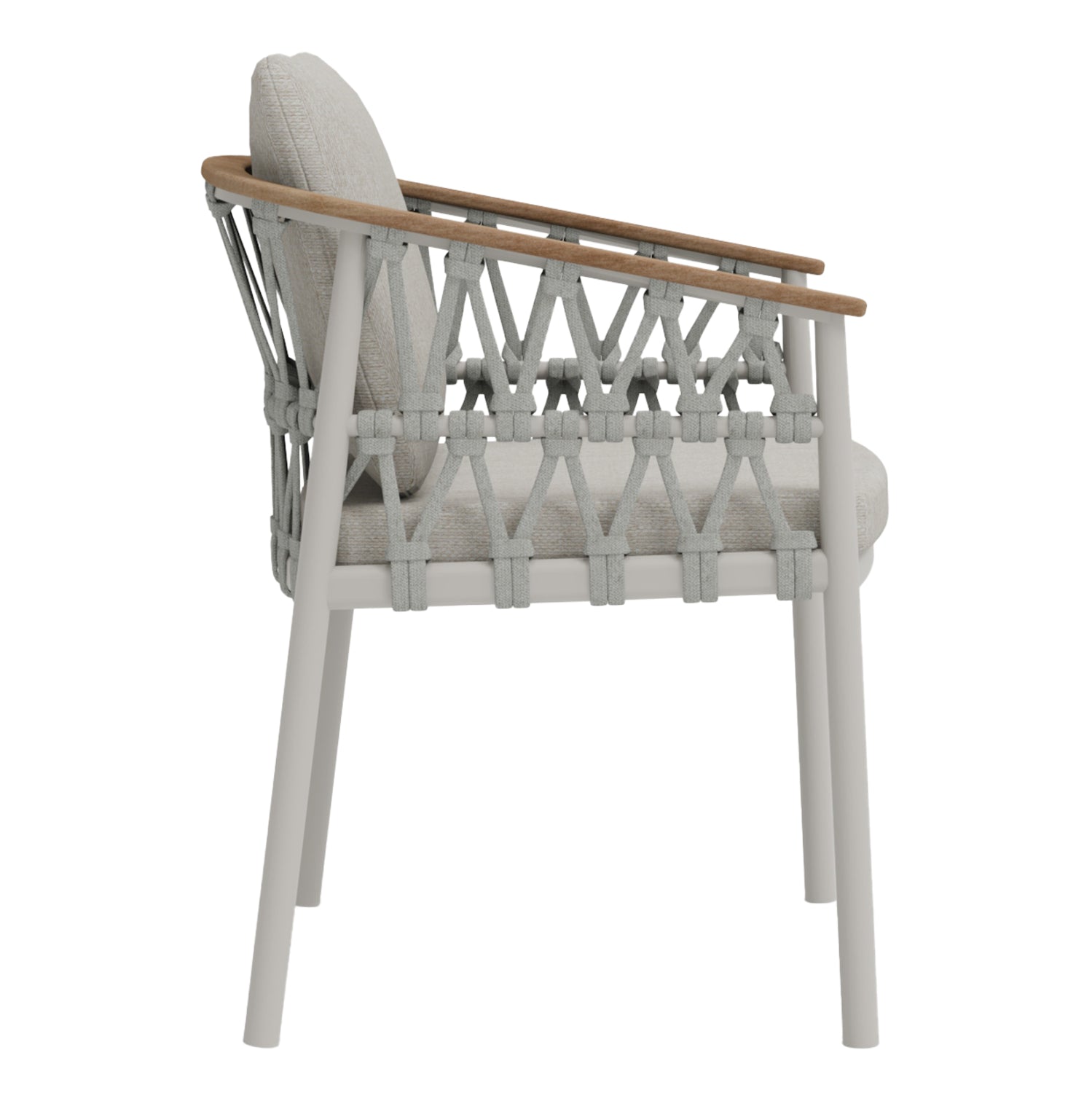 ΠΟΛΥΘΡΟΝΑ ΑΛΟΥΜΙΝΙΟΥ STREAM HM6427.02 ΚΡΕΜ ΜΕ ΜΠΕΖ ΣΧΟΙΝΙ & OLEFIN 59x63x85Υεκ. - Pakobazaar