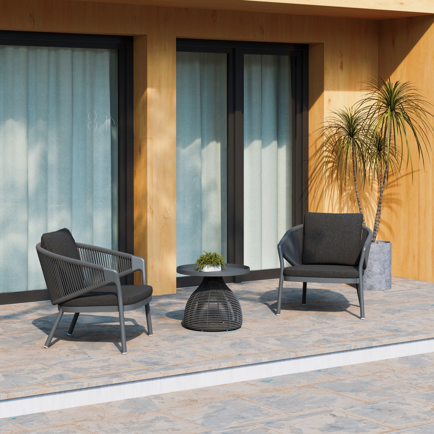 ΠΟΛΥΘΡΟΝΑ ΑΛΟΥΜΙΝΙΟΥ XANTION ΗM6471.01 ΜΕ ΣΧΟΙΝΙ & ΜΑΞΙΛΑΡΙΑ--ΓΚΡΙ 71,5x77x70,5Υεκ - Pakobazaar