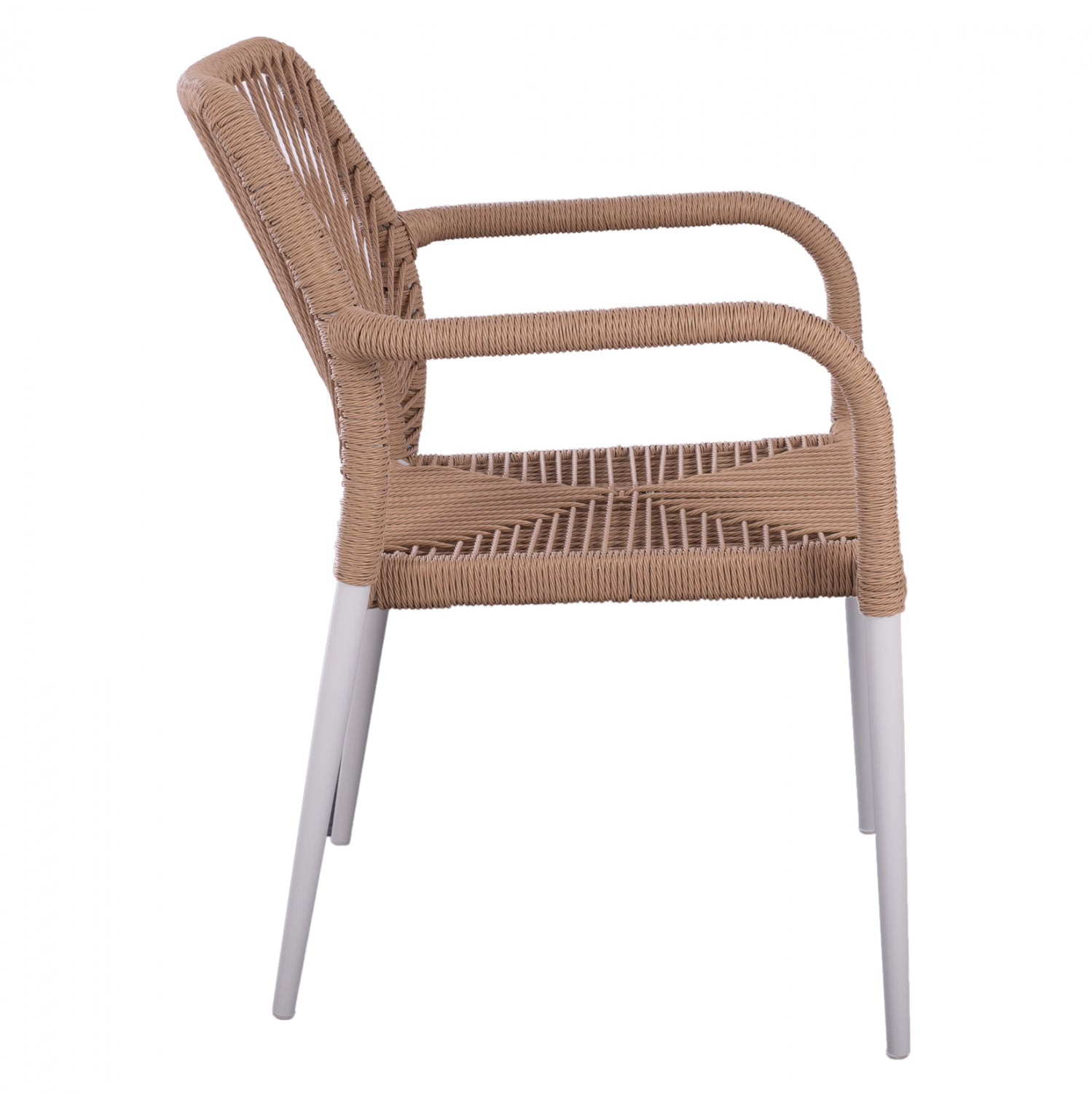 ΠΟΛΥΘΡΟΝΑ ΑΛΟΥΜΙΝΙΟΥ ΛΕΥΚΗ ΜΕ ΣΧΟΙΝΙ PE ΜΠΕΖ HM5771.01 55Χ63Χ82 εκ. - Pakobazaar