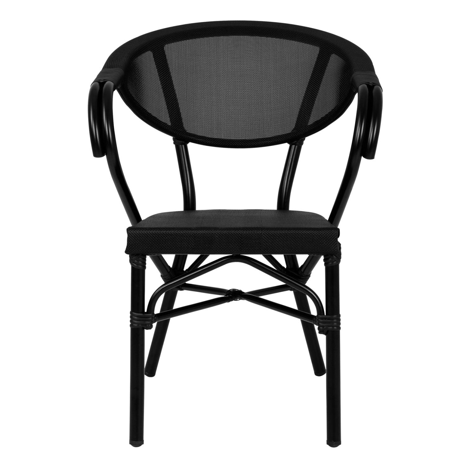 ΠΟΛΥΘΡΟΝΑ ΑΛΟΥΜΙΝΙΟΥ CLAY BAMBOO LOOK ΜΑΥΡΗ ΜΕ TEXTLINE HM5025.02 59x60x82 cm - Pakobazaar