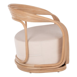 ΠΟΛΥΘΡΟΝΑ DUCHESS ΑΠΟ RATTAN ΦΥΣΙΚΟ-ΕΚΡΟΥ ΜΑΞΙΛΑΡΙ HM9478 81x59x70Y εκ. - Pakobazaar