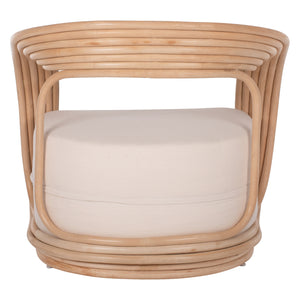 ΠΟΛΥΘΡΟΝΑ DUCHESS ΑΠΟ RATTAN ΦΥΣΙΚΟ-ΕΚΡΟΥ ΜΑΞΙΛΑΡΙ HM9478 81x59x70Y εκ. - Pakobazaar