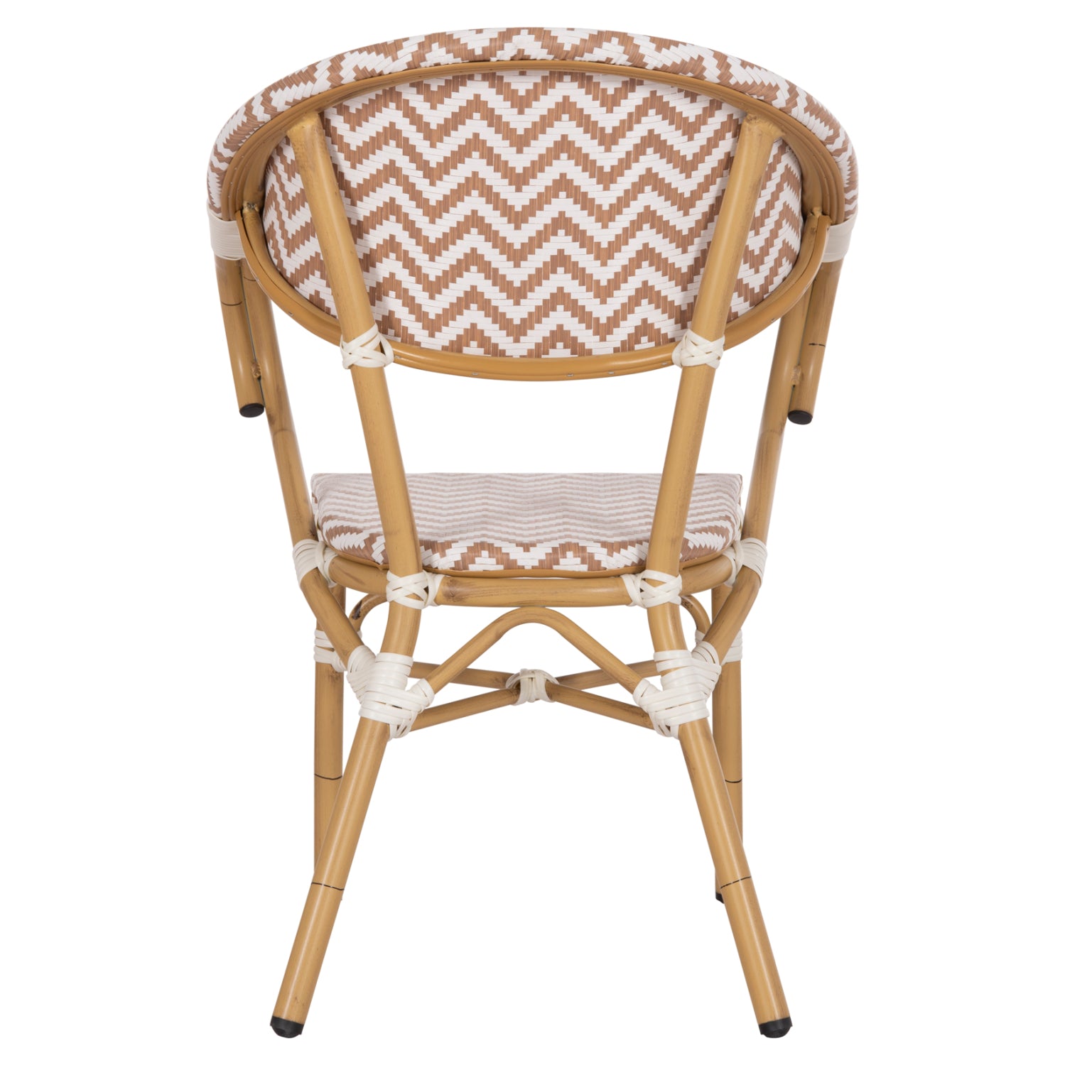 ΠΟΛΥΘΡΟΝΑ BAMBOO LOOK HM5861.03 ΚΑΦΕ-ΛΕΥΚΟ 58.5x58x82Υεκ. - Pakobazaar