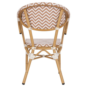 ΠΟΛΥΘΡΟΝΑ BAMBOO LOOK HM5861.03 ΚΑΦΕ-ΛΕΥΚΟ 58.5x58x82Υεκ. - Pakobazaar