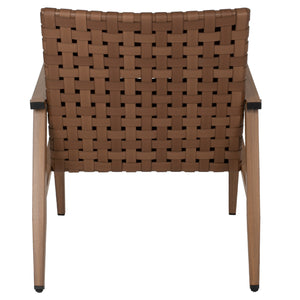 ΠΟΛΥΘΡΟΝΑ FELIPE HM5868.01 ΜΕΤΑΛΛΟ ΟΨΗ ΞΥΛΟΥ & RATTAN ΔΕΡΜΑ-LOOK 63,5x75,5x77εκ. - Pakobazaar