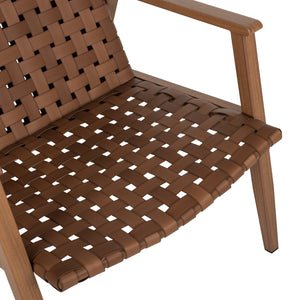 ΠΟΛΥΘΡΟΝΑ FELIPE HM5868.01 ΜΕΤΑΛΛΟ ΟΨΗ ΞΥΛΟΥ & RATTAN ΔΕΡΜΑ-LOOK 63,5x75,5x77εκ. - Pakobazaar