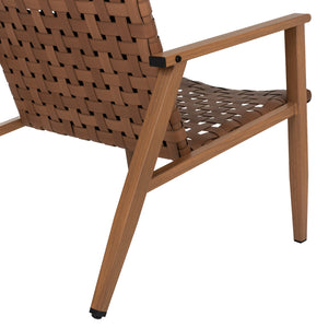 ΠΟΛΥΘΡΟΝΑ FELIPE HM5868.01 ΜΕΤΑΛΛΟ ΟΨΗ ΞΥΛΟΥ & RATTAN ΔΕΡΜΑ-LOOK 63,5x75,5x77εκ. - Pakobazaar
