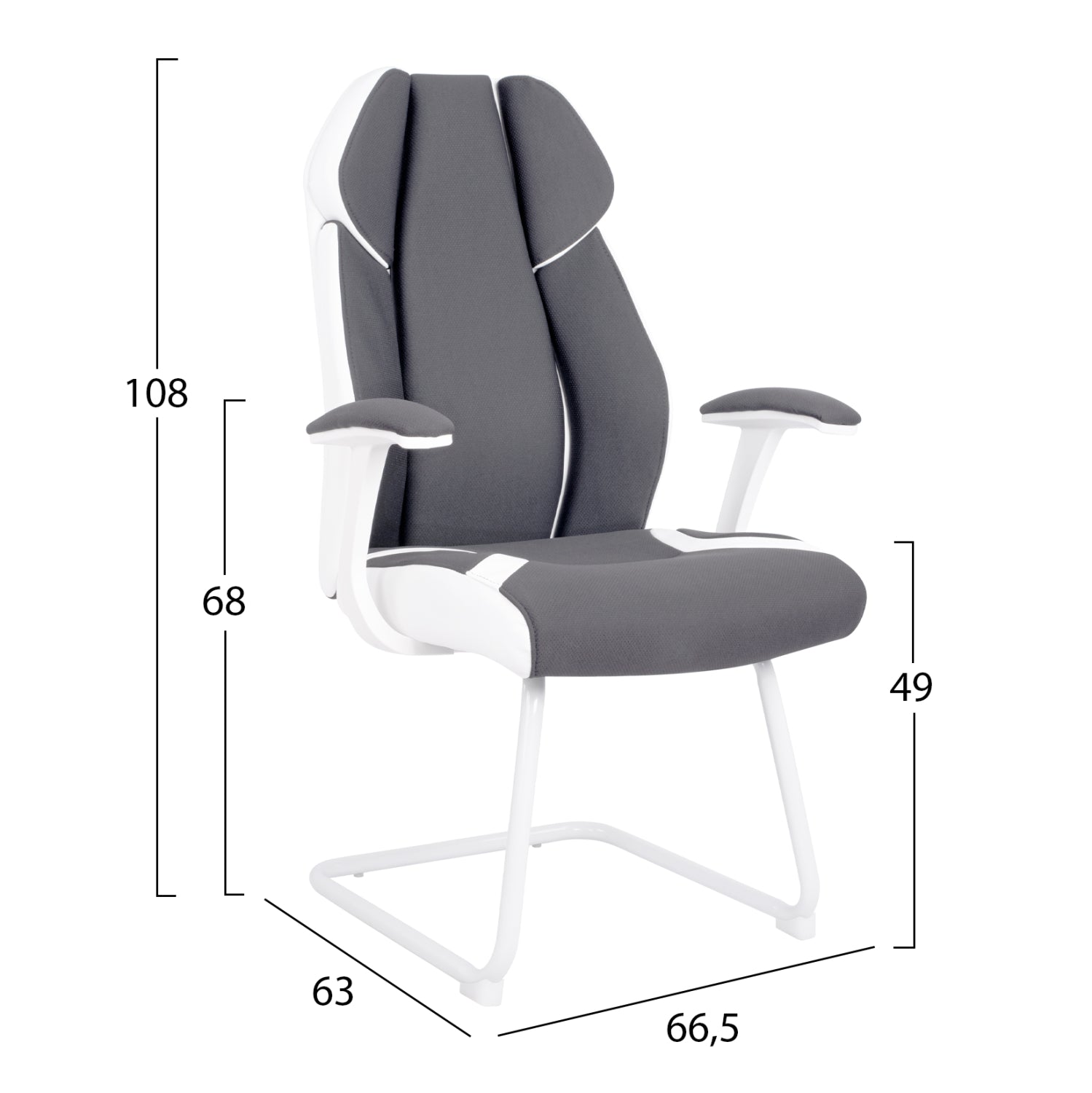 ΠΟΛΥΘΡΟΝΑ ZAHARA HM1102 ΣΕ ΓΚΡΙ ΧΡΩΜΑ 63x64x107cm - Pakobazaar