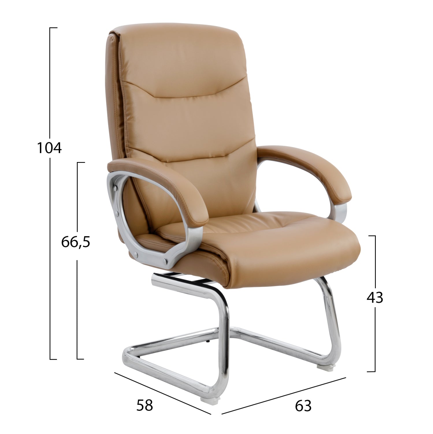 ΠΟΛΥΘΡΟΝΑ ΗΜΙΠΕΡΙΣΤΡΕΦΟΜΕΝΗ ZAMORA HM1088.09 ΣΕ CAMEL ΧΡΩΜΑ 63x58x104Υεκ - Pakobazaar