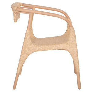 ΠΟΛΥΘΡΟΝΑ GABE ΕΣΩΤ.ΧΩΡΩΝ HM9956.01 ΦΥΣΙΚΟ RATTAN 62x60x79Υεκ. - Pakobazaar
