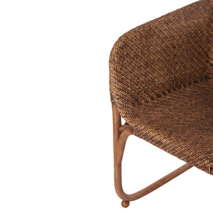 ΠΟΛΥΘΡΟΝΑ ΕΣΩΤ.ΧΩΡΩΝ TUCKET HM9958.02 ΦΥΣΙΚΟ RATTAN-ΚΑΡΥΔΙ ΧΡΩΜΑ 63x60x77Υεκ - Pakobazaar