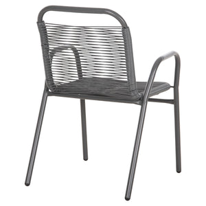ΠΟΛΥΘΡΟΝΑ ΕΞ.ΧΩΡΟΥ AVRIL HM5968.01 ΜΕΤΑΛΛΟ ΚΑΙ ΣΥΝΘ.RATTAN ΣΕ ΓΚΡΙ 54,5x56x78Υεκ. - Pakobazaar