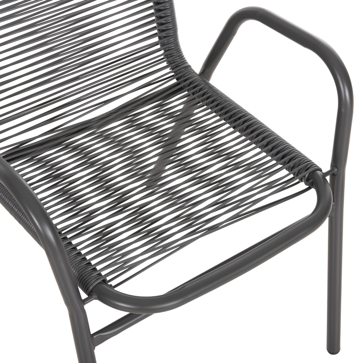 ΠΟΛΥΘΡΟΝΑ ΕΞ.ΧΩΡΟΥ AVRIL HM5968.01 ΜΕΤΑΛΛΟ ΚΑΙ ΣΥΝΘ.RATTAN ΣΕ ΓΚΡΙ 54,5x56x78Υεκ. - Pakobazaar