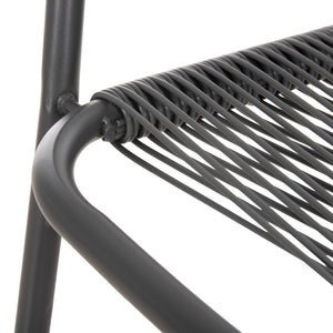 ΠΟΛΥΘΡΟΝΑ ΕΞ.ΧΩΡΟΥ AVRIL HM5968.01 ΜΕΤΑΛΛΟ ΚΑΙ ΣΥΝΘ.RATTAN ΣΕ ΓΚΡΙ 54,5x56x78Υεκ. - Pakobazaar