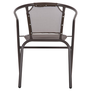 ΠΟΛΥΘΡΟΝΑ ΕΞ.ΧΩΡΟΥ LEDAN HM5977.02 ΜΕΤΑΛΛO & TEXTILENE ΚΑΦΕ 55x58x72Υεκ. - Pakobazaar