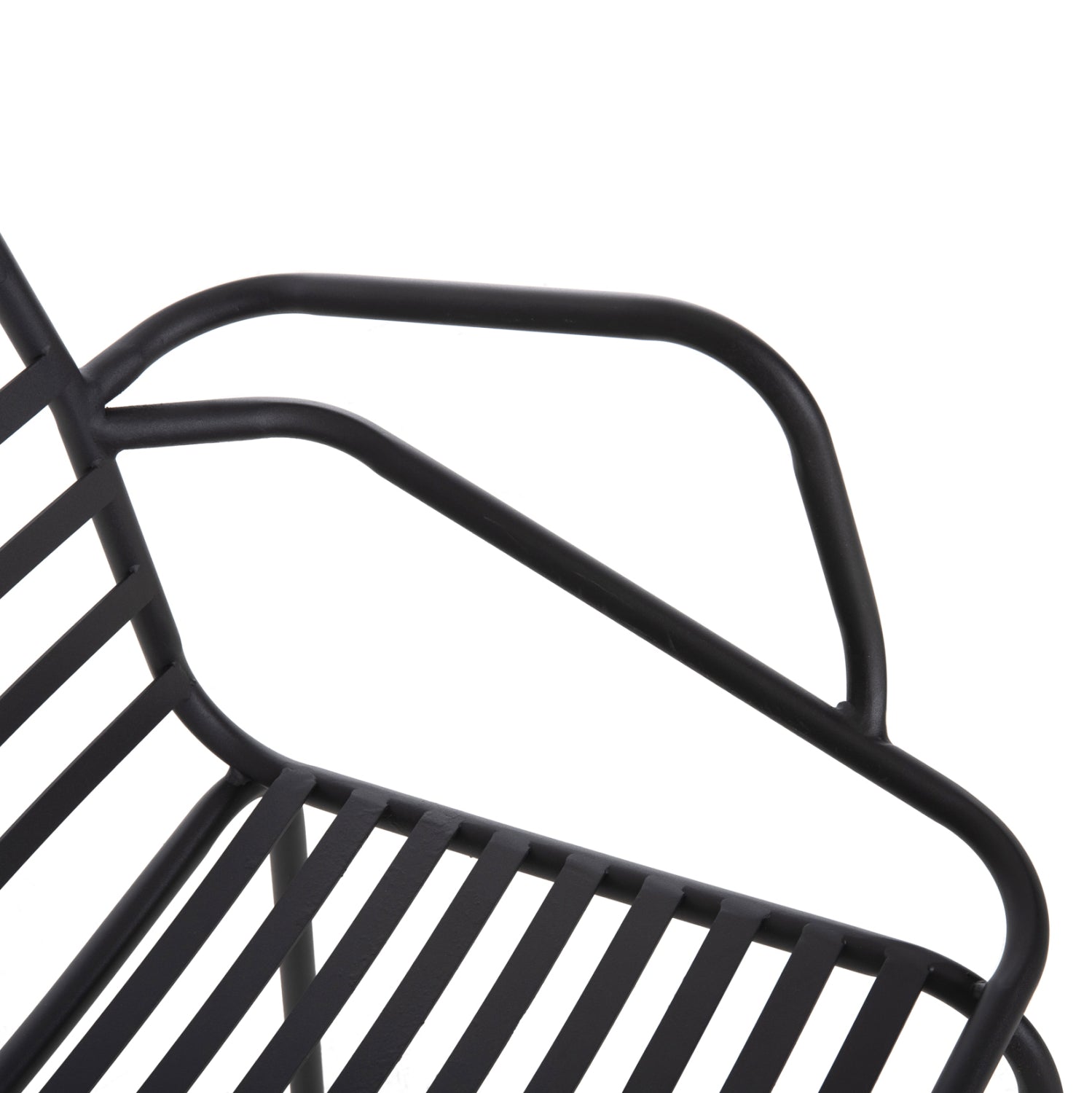 ΠΟΛΥΘΡΟΝΑ ΕΞ.ΧΩΡΟΥ FREE HM6045 ΜΕΤΑΛΛΙΚΗ ΜΑΥΡΗ 61x53x87Yεκ. - Pakobazaar