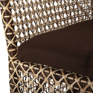 ΠΟΛΥΘΡΟΝΑ ΕΞΩΤ.ΧΩΡΟΥ HM6111 SILMAR-RATTAN ΚΑΦΕ ΚΑΙ ΦΥΣΙΚΟ-ΜΑΞΙΛΑΡΙΑ ΚΑΦΕ 82x76x85Υεκ - Pakobazaar