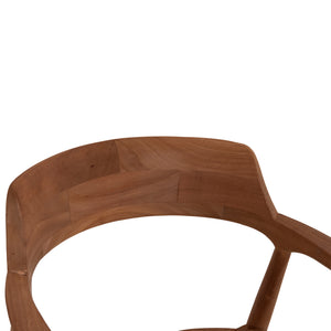 ΠΟΛΥΘΡΟΝΑ ΕΞΩΤΕΡΙΚΟΥ ΧΩΡΟΥ FREM HM18107 ΞΥΛΟ TEAK-ΦΥΣΙΚΟ ΧΡΩΜΑ 59x54.5x76Υεκ. - Pakobazaar