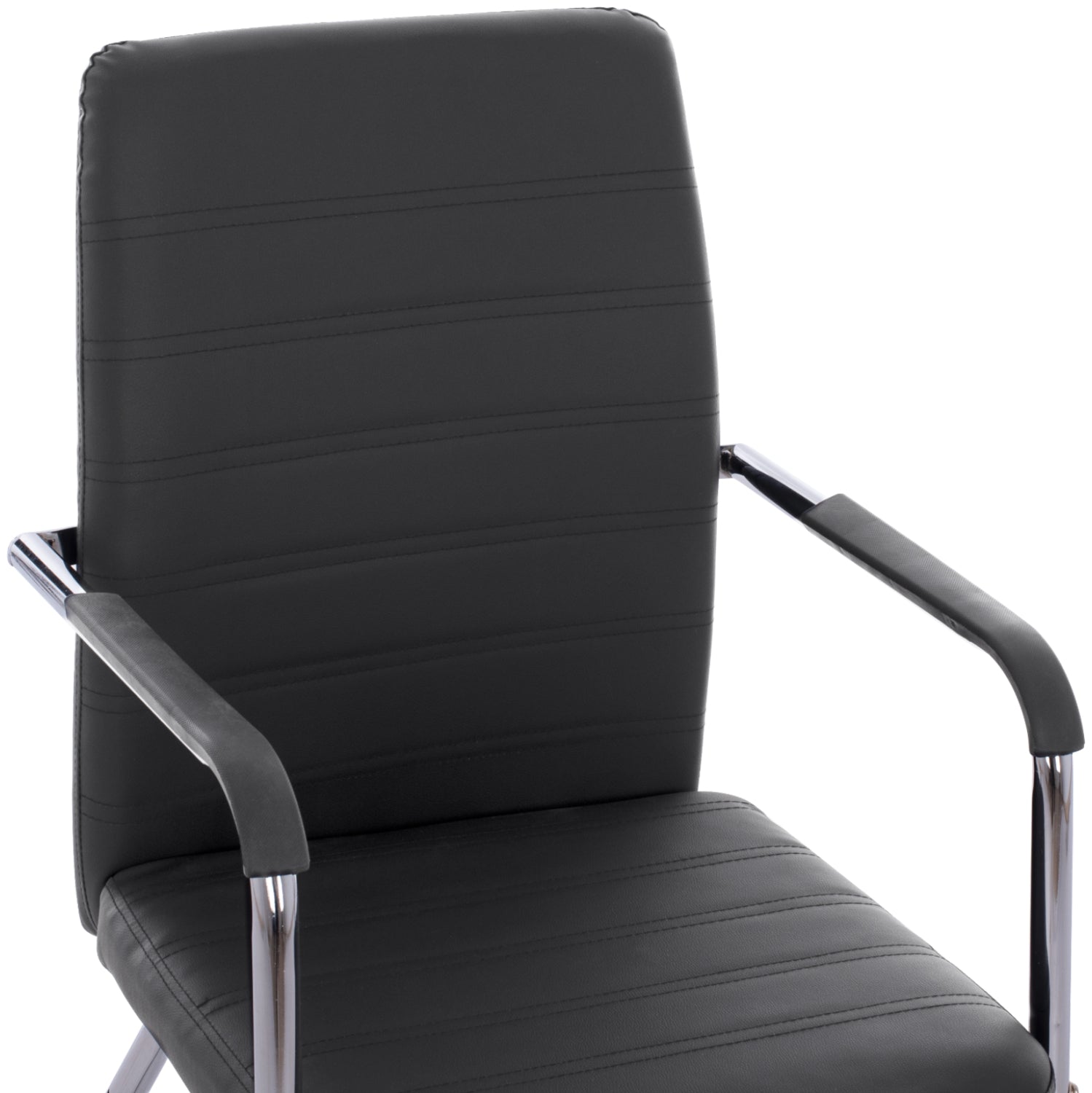 ΠΟΛΥΘΡΟΝΑ DALEY HM1021.01 ΜΕ ΜΠΡΑΤΣΑ ΜΑΥΡΟ PU 56x58x93 εκ. - Pakobazaar