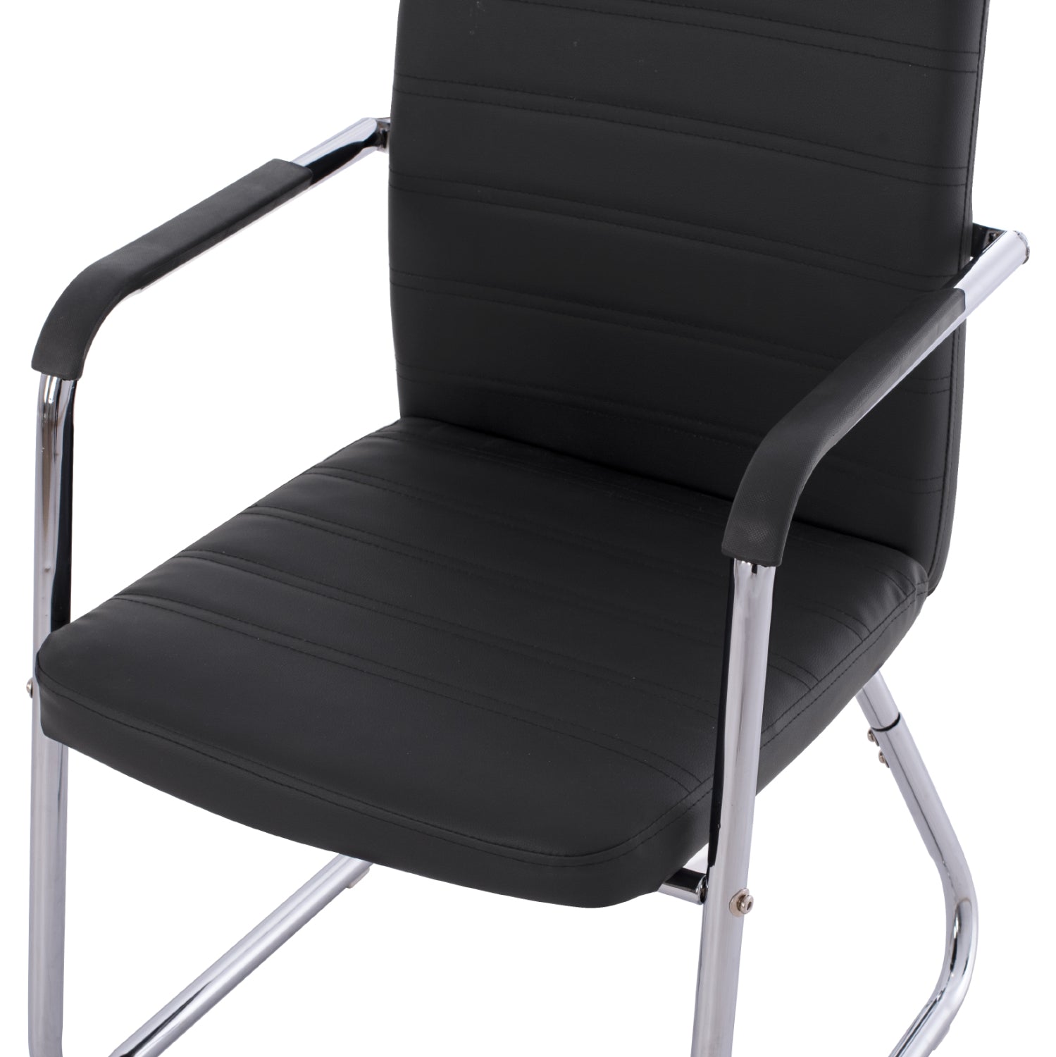 ΠΟΛΥΘΡΟΝΑ DALEY HM1021.01 ΜΕ ΜΠΡΑΤΣΑ ΜΑΥΡΟ PU 56x58x93 εκ. - Pakobazaar