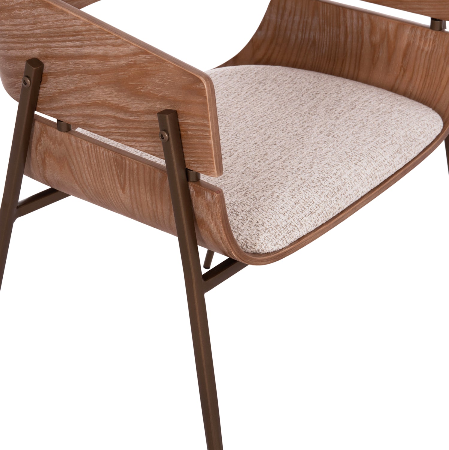 ΠΟΛΥΘΡΟΝΑ KRILL HM18254.01 PLYWOOD ΣΕ WHITEWASH--ΜΕΤΑΛΛΟ ΣΕ ΧΑΛΚΙΝΟ 55,5x55x72Υεκ. - Pakobazaar