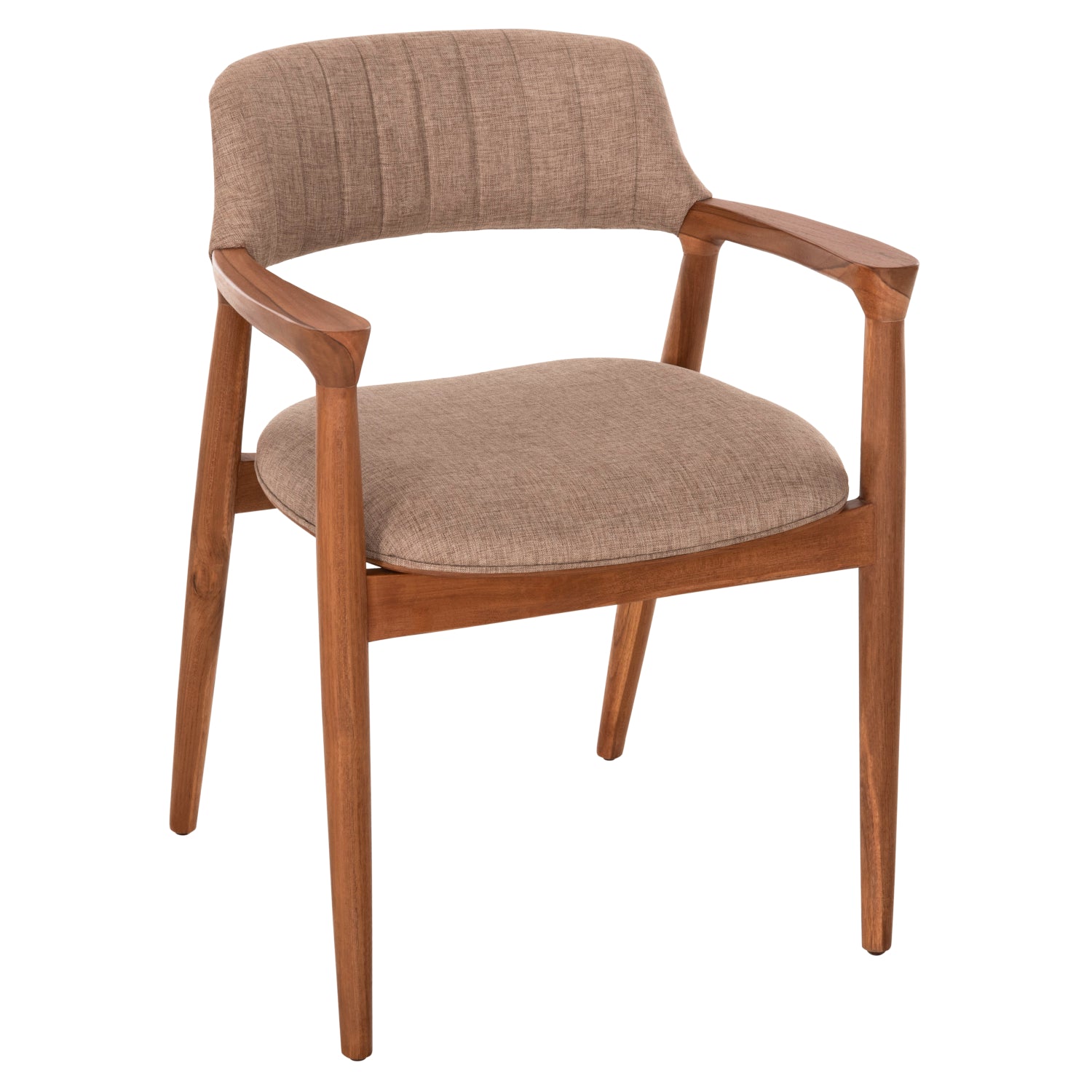 ΠΟΛΥΘΡΟΝΑ JAMES HM18259 TEAK WOOD ΜΕ ΣΑΜΠΑΝΙ ΥΦΑΣΜΑ 57x52x76Υεκ. - Pakobazaar