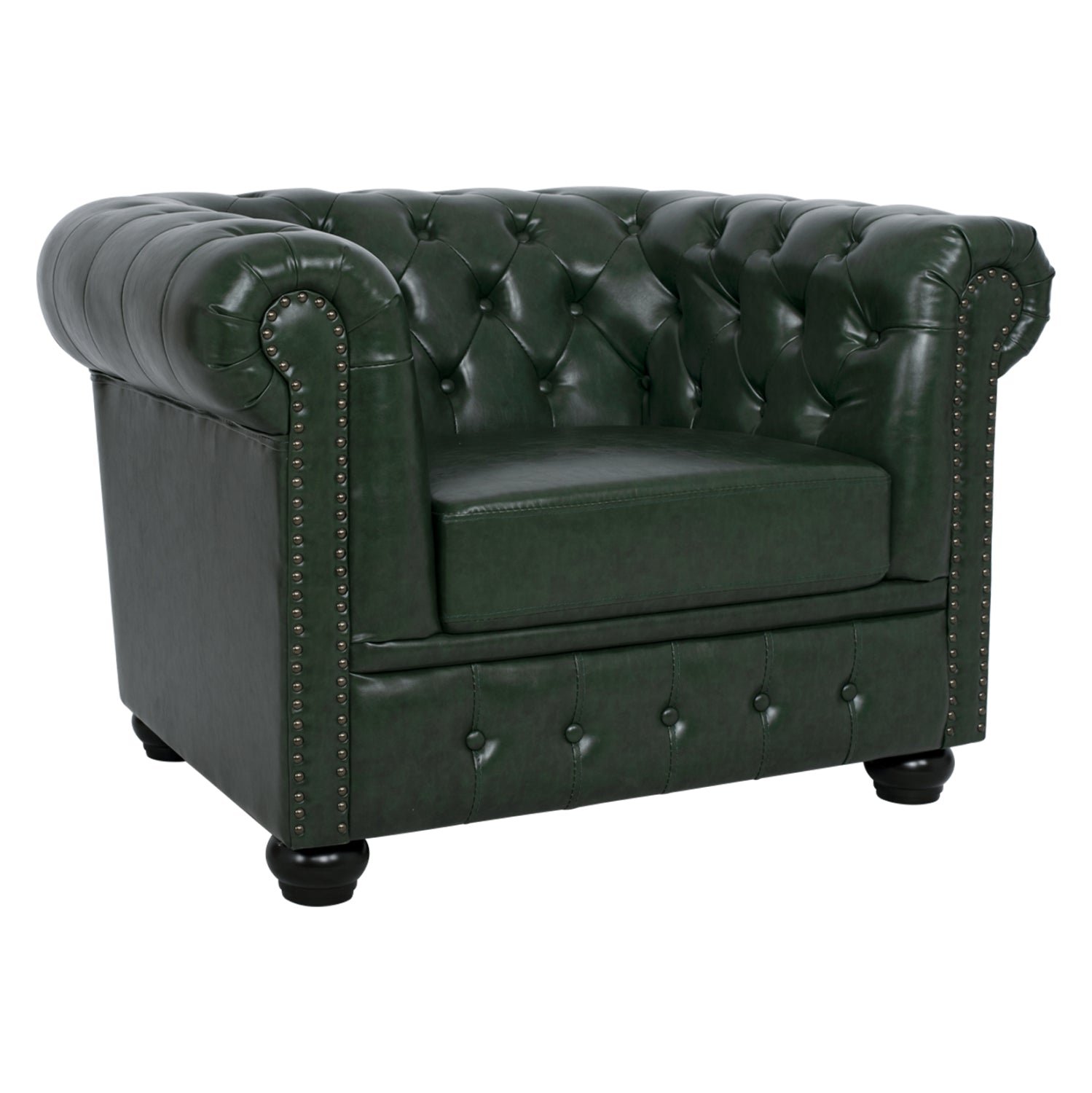 ΠΟΛΥΘΡΟΝΑ T.CHESTERFIELD POLINA HM3011.08 PU ΚΥΠΑΡΙΣΣΙ 106x87x70Y εκ. - Pakobazaar