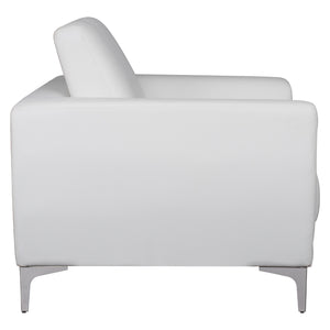 ΠΟΛΥΘΡΟΝΑ KENZIE HM3121.12 ΜΕ ΛΕΥΚΟ PU 89x81x81 εκ. - Pakobazaar