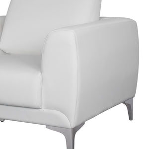 ΠΟΛΥΘΡΟΝΑ KENZIE HM3121.12 ΜΕ ΛΕΥΚΟ PU 89x81x81 εκ. - Pakobazaar