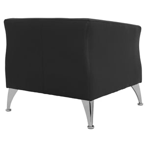 ΠΟΛΥΘΡΟΝΑ KIANA HM3122.11 ΜΕ ΜΑΥΡΟ PU 80x75x71 εκ. - Pakobazaar