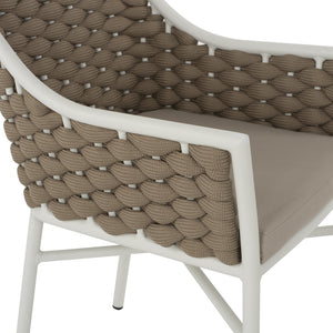 ΠΟΛΥΘΡΟΝΑ HM5858.02 ΛΕΥΚΗ ΜΕ ΣΧΟΙΝΙ ΜΠΕΖ 56x58x76Yεκ. - Pakobazaar
