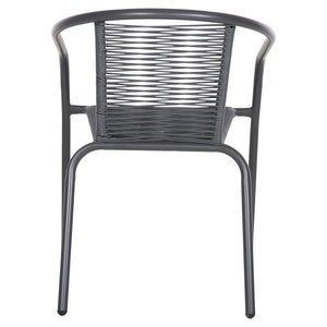 ΠΟΛΥΘΡΟΝΑ SWIFTER HM5969.01 ΜΕΤΑΛΛΟ ΓΚΡΙ-ΣΥΝΘ. RATTAN ΓΚΡΙ 54x61x75Υεκ. - Pakobazaar