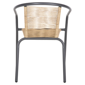 ΠΟΛΥΘΡΟΝΑ SWIFTER HM5969.02 ΜΕΤΑΛΛΟ ΓΚΡΙ-ΣΥΝΘ. RATTAN ΣΕ ΦΥΣΙΚΟ 54x61x75Υεκ. - Pakobazaar