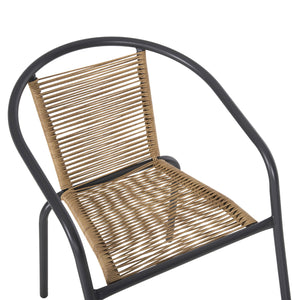 ΠΟΛΥΘΡΟΝΑ SWIFTER HM5969.02 ΜΕΤΑΛΛΟ ΓΚΡΙ-ΣΥΝΘ. RATTAN ΣΕ ΦΥΣΙΚΟ 54x61x75Υεκ. - Pakobazaar