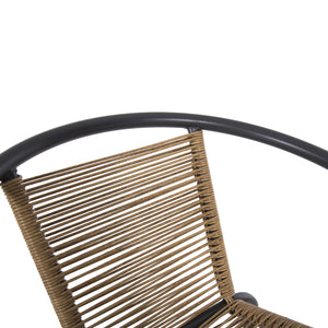 ΠΟΛΥΘΡΟΝΑ SWIFTER HM5969.02 ΜΕΤΑΛΛΟ ΓΚΡΙ-ΣΥΝΘ. RATTAN ΣΕ ΦΥΣΙΚΟ 54x61x75Υεκ. - Pakobazaar