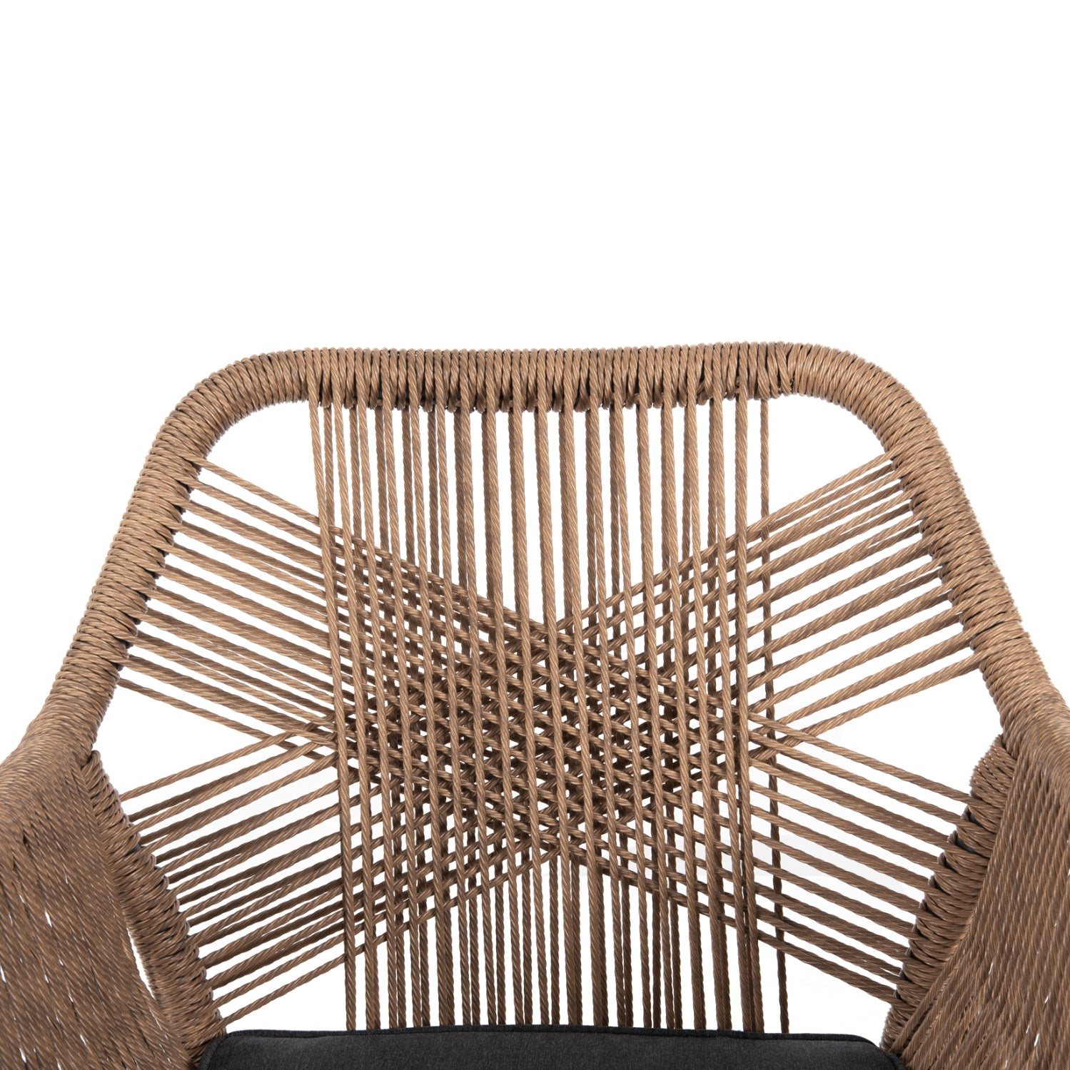 ΠΟΛΥΘΡΟΝΑ TOPIN HM6048.03 ΑΛΟΥΜΙΝΙΟ ΑΝΘΡΑΚΙ-P.E. RATTAN ΜΠΕΖ-ΜΑΞΙΛΑΡΙ ΑΝΘΡΑΚΙ - Pakobazaar