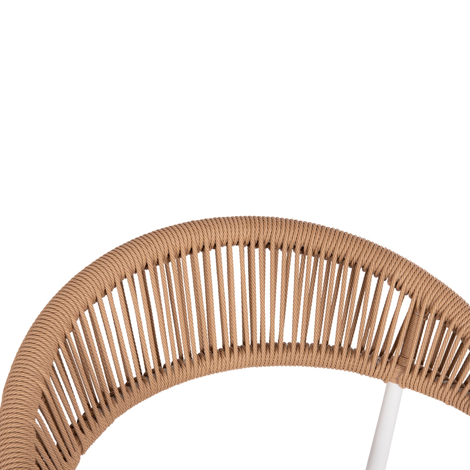 ΠΟΛΥΘΡΟΝΑ BERG HM6284.01 ΑΛΟΥΜΙΝΙΟ & TEXTILENE ΛΕΥΚΟ--P.E.TWISTED RATTAN 55x56x79Υεκ - Pakobazaar