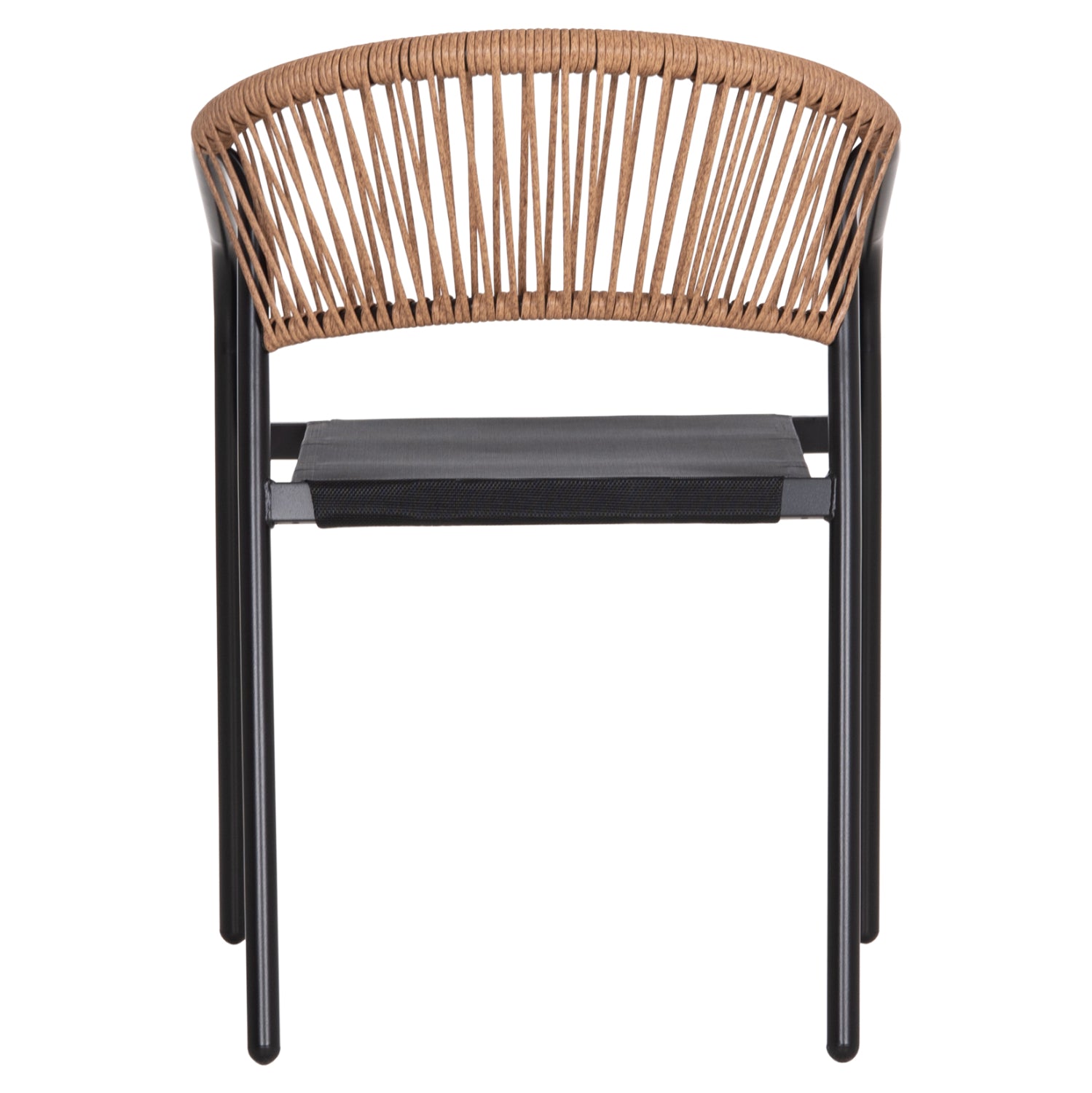 ΠΟΛΥΘΡΟΝΑ HOMAN HM6430.03 ΜΑΥΡΟ ΜΕΤΑΛΛΟ & TEXTILENE--ΜΠΕΖ P.E.RATTAN 53x58x75Υεκ - Pakobazaar