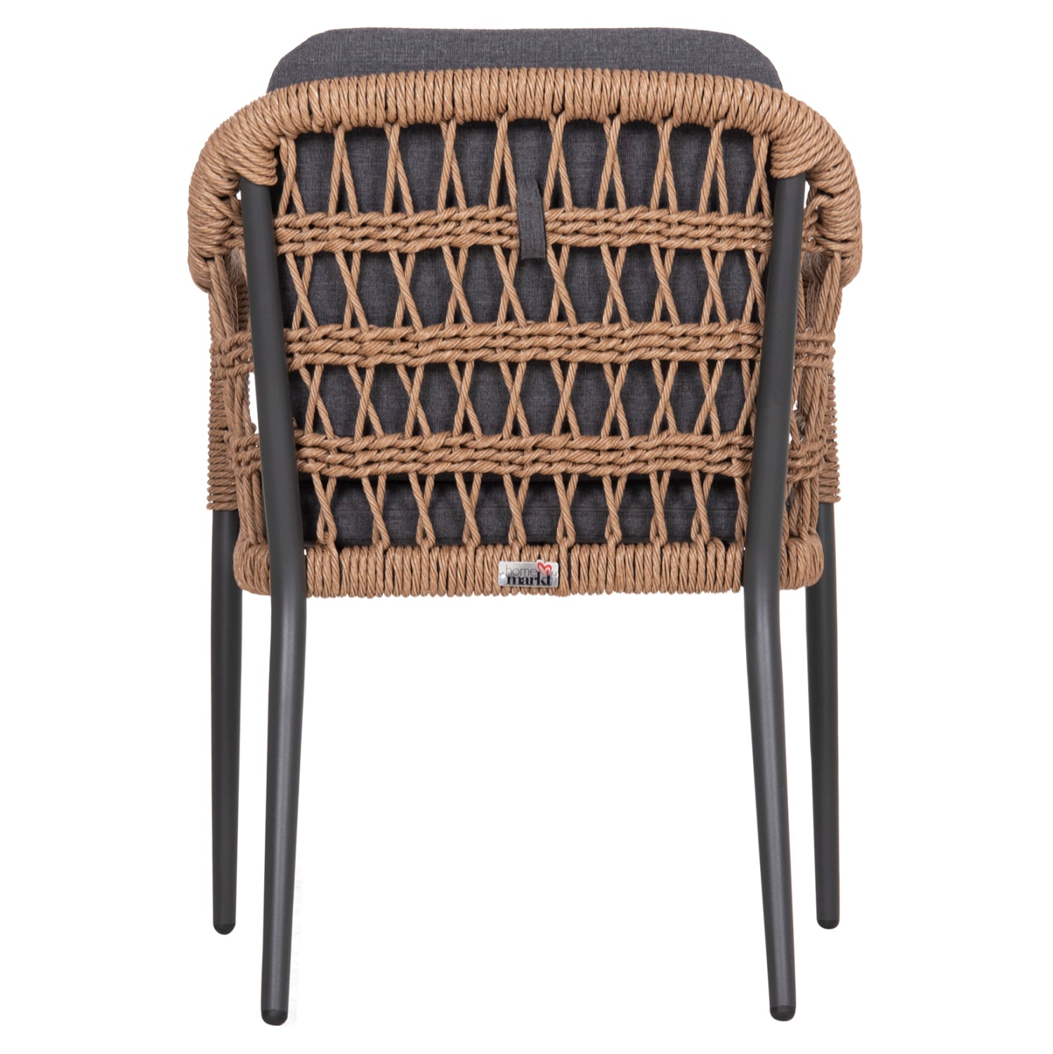 ΠΟΛΥΘΡΟΝΑ BOXER HM6556.01 ΑΛΟΥΜΙΝΙΟ & OLEFIN ΓΚΡΙ-TWIST WICKER 58x60x80Yεκ - Pakobazaar