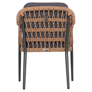 ΠΟΛΥΘΡΟΝΑ BOXER HM6556.01 ΑΛΟΥΜΙΝΙΟ & OLEFIN ΓΚΡΙ-TWIST WICKER 58x60x80Yεκ - Pakobazaar