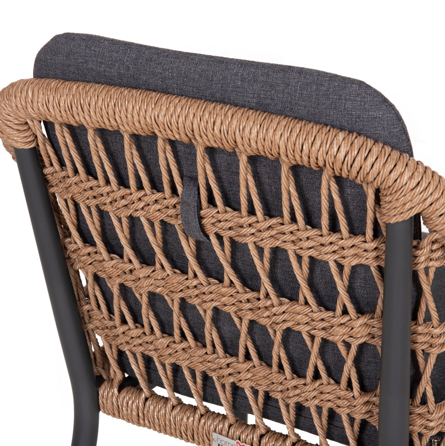 ΠΟΛΥΘΡΟΝΑ BOXER HM6556.01 ΑΛΟΥΜΙΝΙΟ & OLEFIN ΓΚΡΙ-TWIST WICKER 58x60x80Yεκ - Pakobazaar