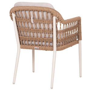 ΠΟΛΥΘΡΟΝΑ BOXER HM6556.02 ΑΛΟΥΜΙΝΙΟ & OLEFIN ΜΠΕΖ-TWIST WICKER 58x60x80Yεκ - Pakobazaar
