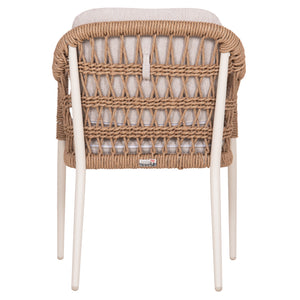 ΠΟΛΥΘΡΟΝΑ BOXER HM6556.02 ΑΛΟΥΜΙΝΙΟ & OLEFIN ΜΠΕΖ-TWIST WICKER 58x60x80Yεκ - Pakobazaar