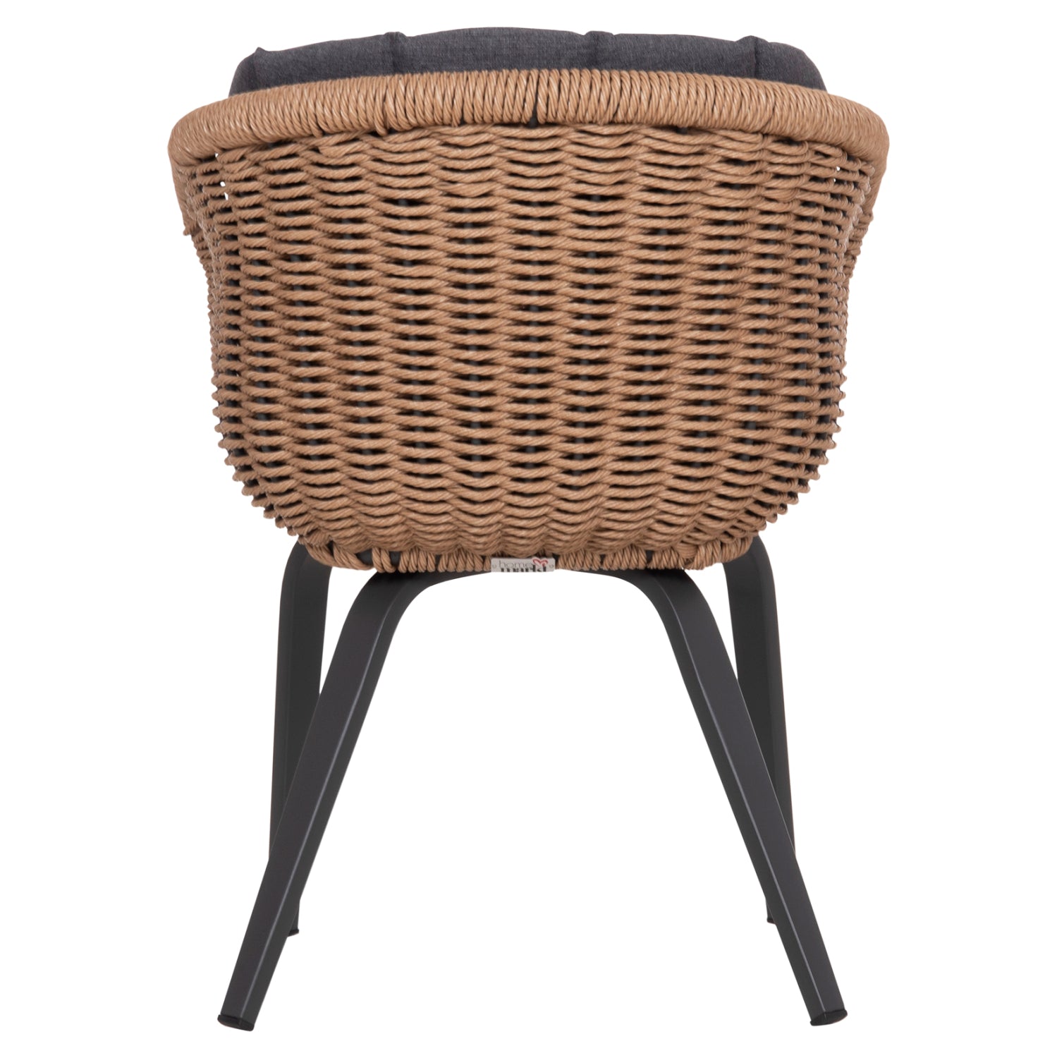 ΠΟΛΥΘΡΟΝΑ VICTUS HM6559.01 ΑΛΟΥΜΙΝΙΟ & OLEFIN ΓΚΡΙ-TWIST WICKER 60x62x76Yεκ - Pakobazaar