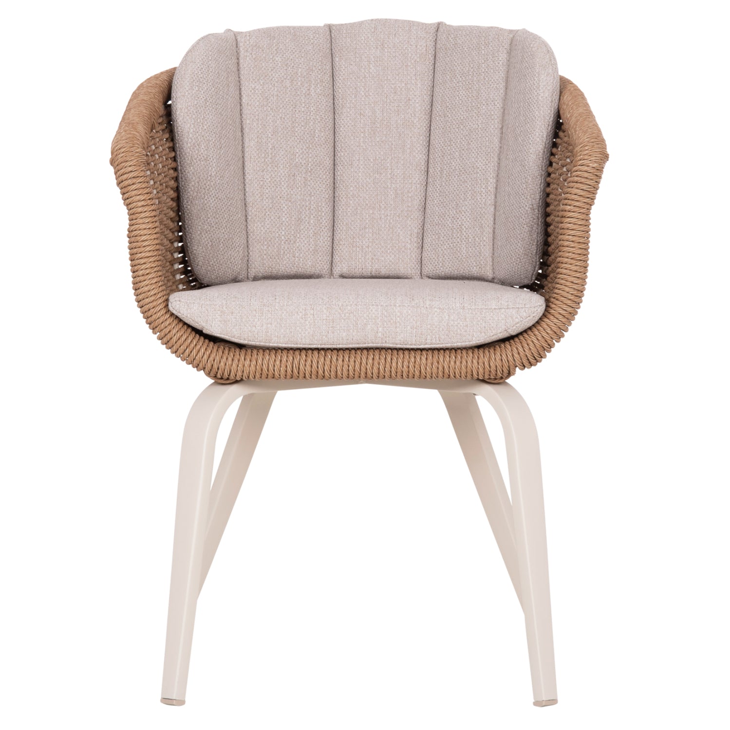 ΠΟΛΥΘΡΟΝΑ VICTUS HM6559.02 ΑΛΟΥΜΙΝΙΟ & OLEFIN ΜΠΕΖ-TWIST WICKER 60x62x76Yεκ - Pakobazaar
