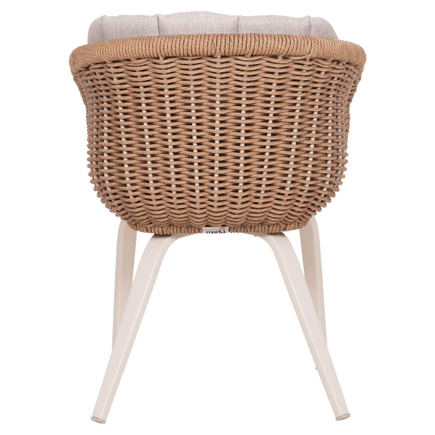 ΠΟΛΥΘΡΟΝΑ VICTUS HM6559.02 ΑΛΟΥΜΙΝΙΟ & OLEFIN ΜΠΕΖ-TWIST WICKER 60x62x76Yεκ - Pakobazaar