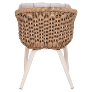 ΠΟΛΥΘΡΟΝΑ VICTUS HM6559.02 ΑΛΟΥΜΙΝΙΟ & OLEFIN ΜΠΕΖ-TWIST WICKER 60x62x76Yεκ - Pakobazaar