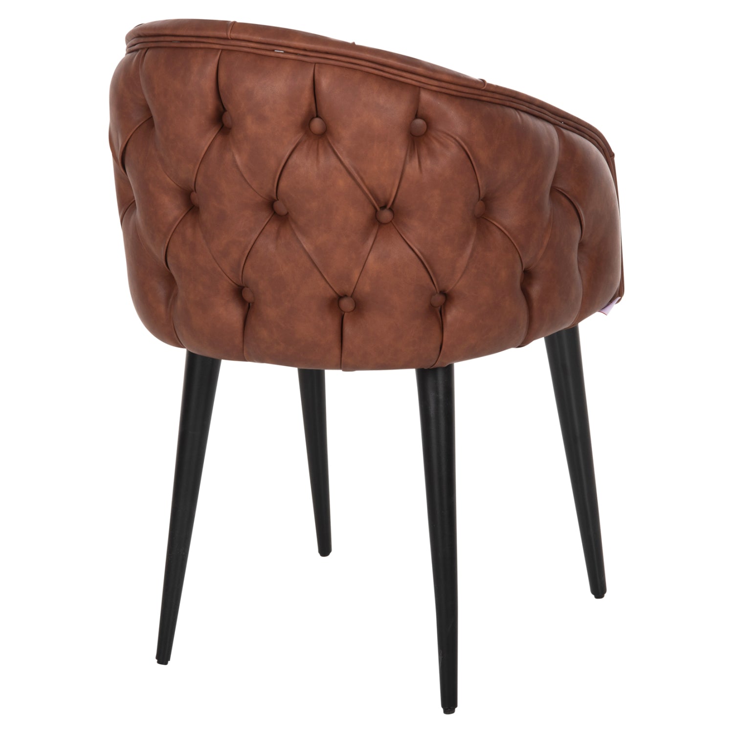 ΠΟΛΥΘΡΟΝΑ LORETTA HM9271.53 ΜΕ ΤΑΜΠΑ ΤΕΧΝΟΔΕΡΜΑ & ΞΥΛΙΝΑ ΜΑΥΡΑ ΠΟΔΙΑ 53x60x82Υεκ. - Pakobazaar