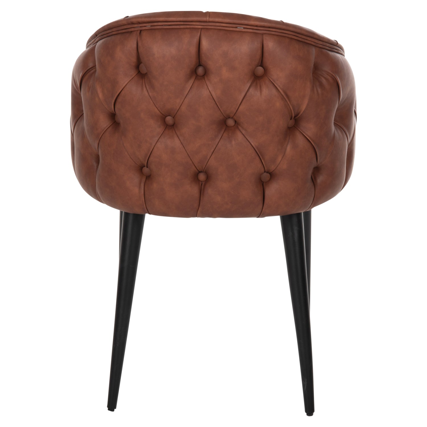 ΠΟΛΥΘΡΟΝΑ LORETTA HM9271.53 ΜΕ ΤΑΜΠΑ ΤΕΧΝΟΔΕΡΜΑ & ΞΥΛΙΝΑ ΜΑΥΡΑ ΠΟΔΙΑ 53x60x82Υεκ. - Pakobazaar