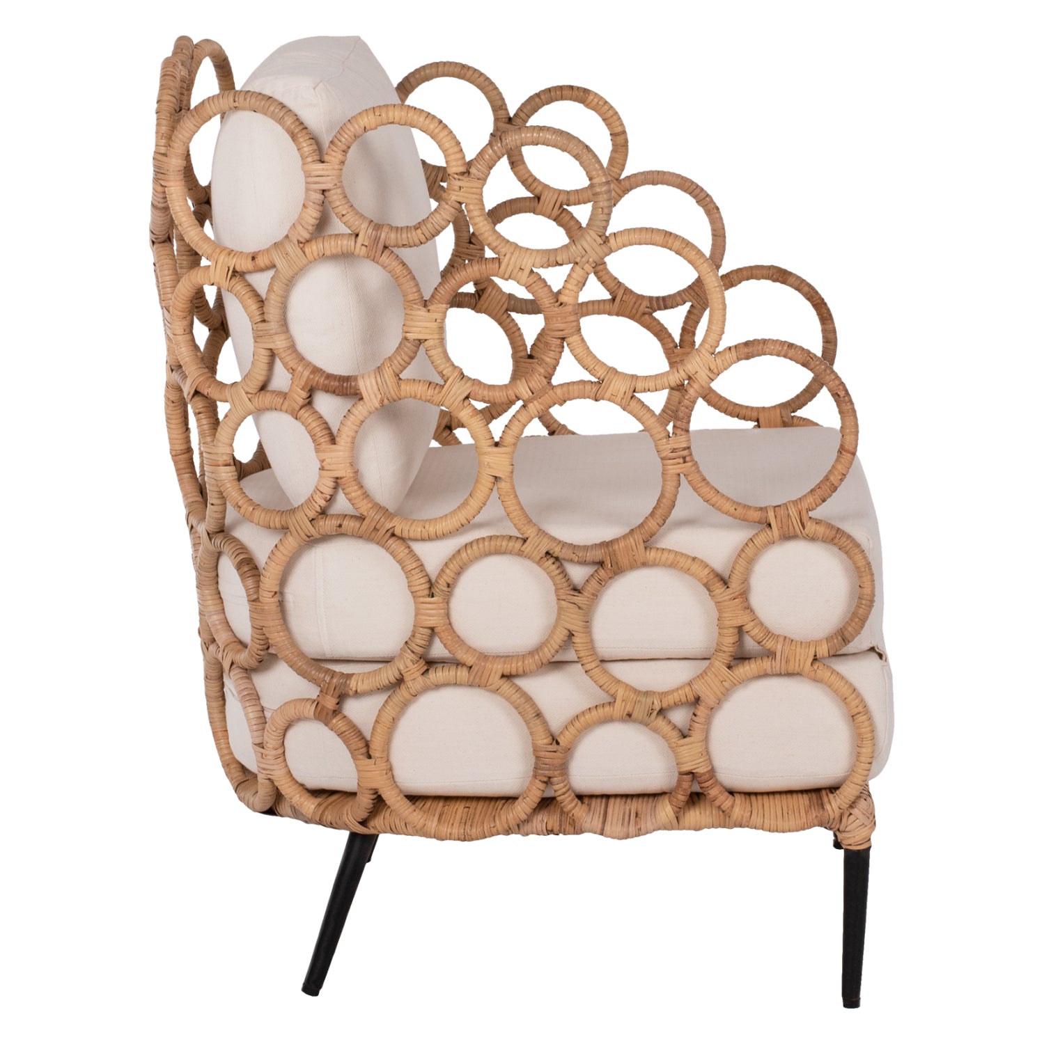 ΠΟΛΥΘΡΟΝΑ RINGER HM9341 ΑΠΟ RATTAN-ΜΕΤΑΛΛΟ ΦΥΣΙΚΟ ΧΡΩΜΑ 65x69x86Y εκ. - Pakobazaar